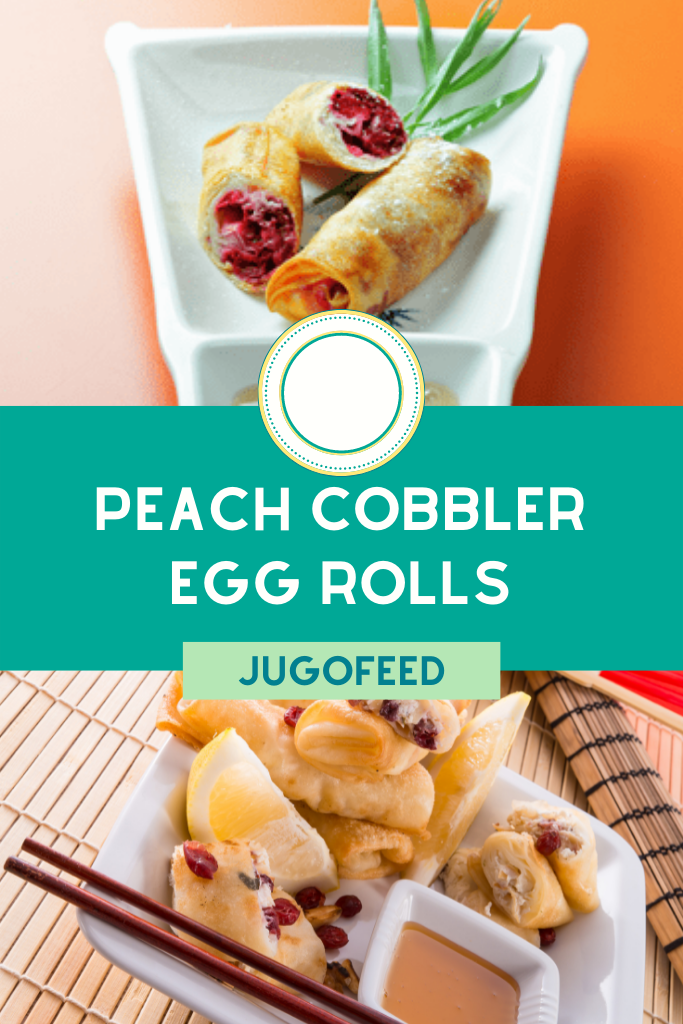 Peach Cobbler Egg Rolls Pinterest