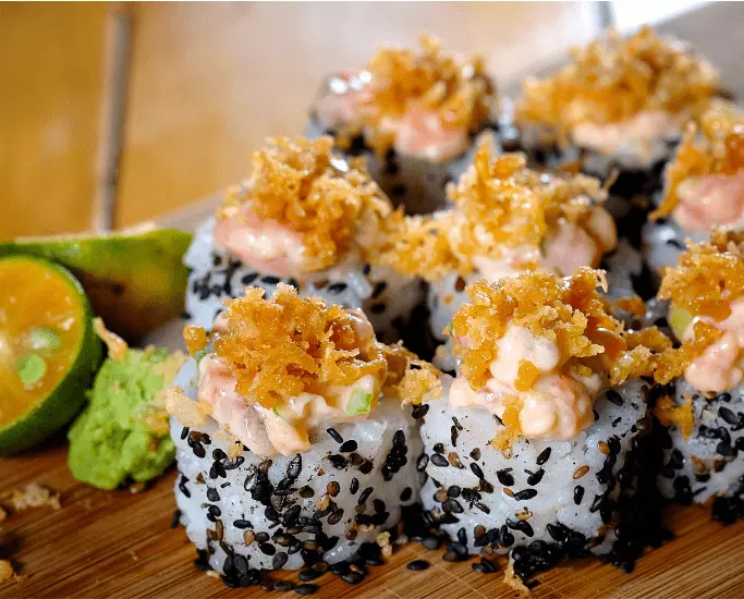 Very delicious Dynamite rolls sushi recipe