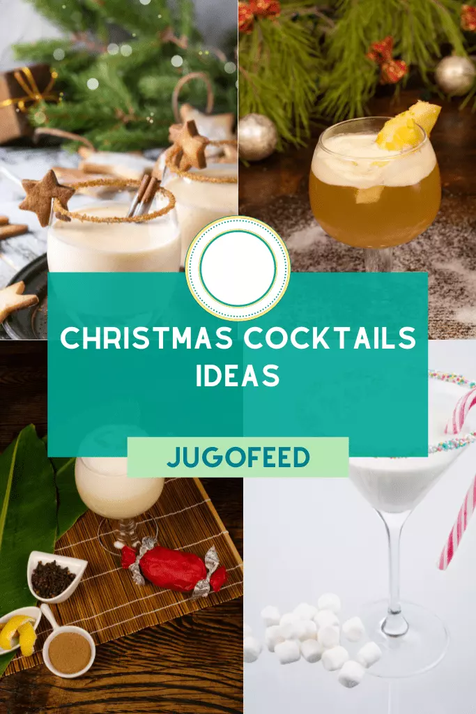 Christmas cocktails Pinterest