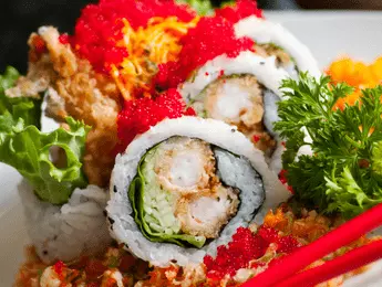 Volcano Roll Sushi (Easy Recipe)