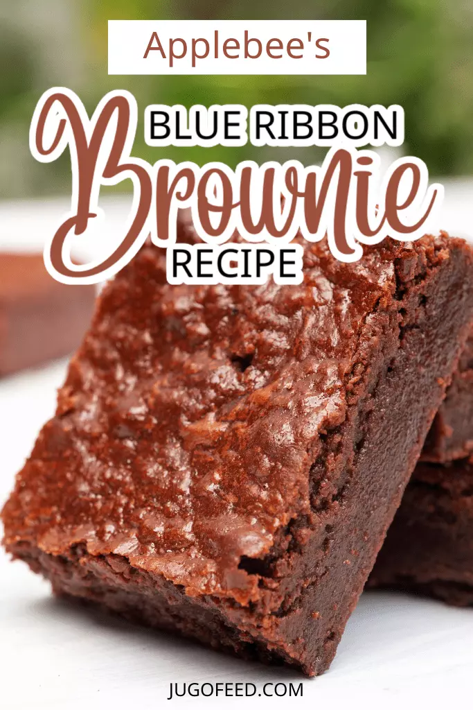 Applebee's Blue Ribbon Brownie Recipe _ Pinterest