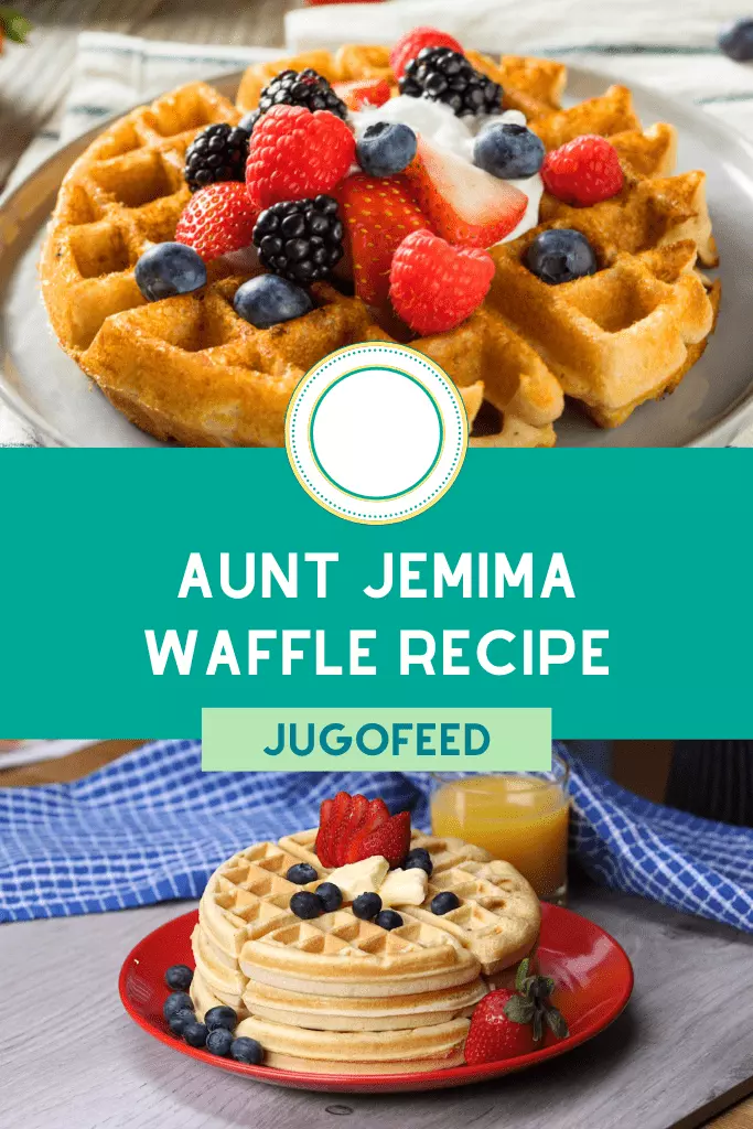 Aunt Jemima Waffle recipe - Pinterest