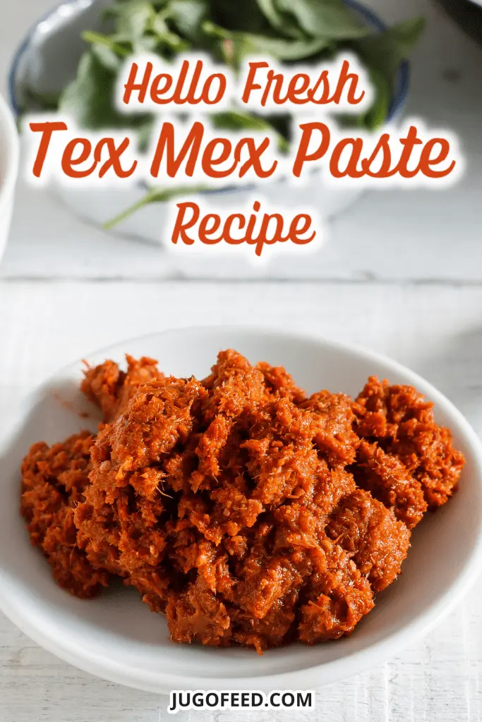 Hello Fresh Tex Mex Paste - Pinterest