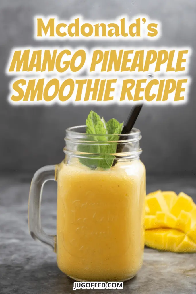 Mcdonald_s Mango Pineapple Smoothie - Pinterest