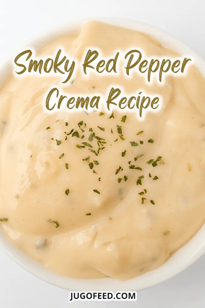 Smoky Red Pepper Crema Recipe - Pinterest