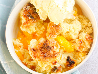 Pioneer Woman Peach Cobbler With Canned Top